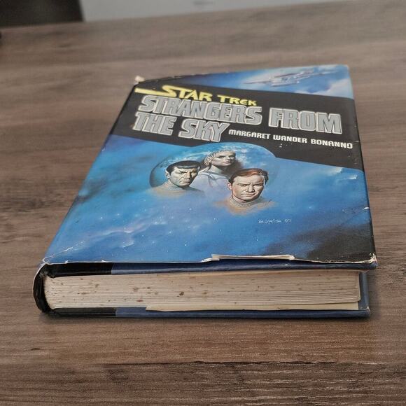 Star Trek Strangers From the Sky Hardcover Book Vintage 80s Science Fiction - Picture 6 of 12